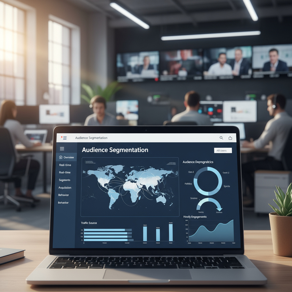 Analytics‑Dashboard mit Segmentierungen und Charts
