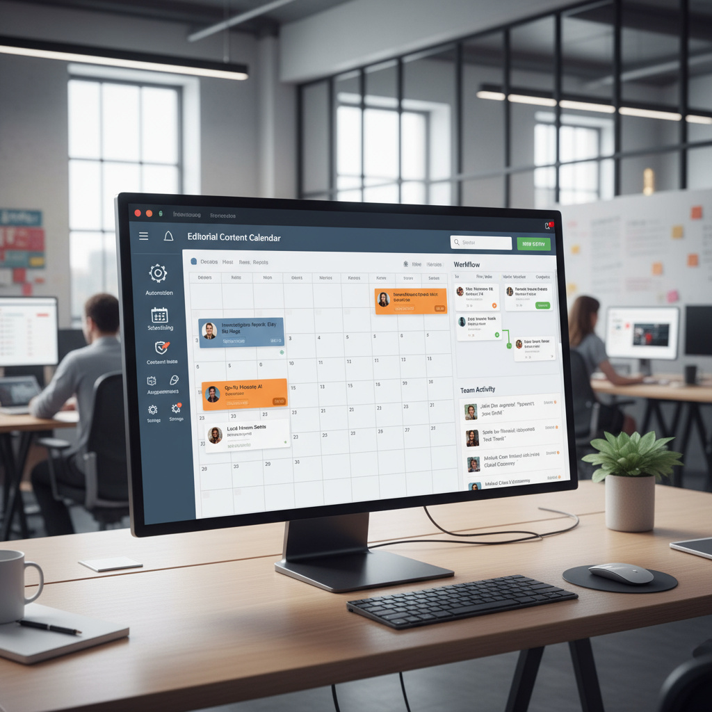 Workflow‑Kalender und Automatisierungs‑Interface